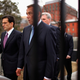 Republican House leaders leave the White House.